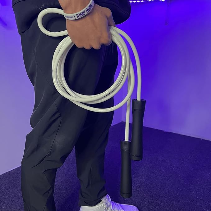 Elevate Gravity Heavy Rope - 3m, 10mm PVC - Boost Muscle, Cardio & Strength - Smooth Bearings - Ideal Indoor/Outdoor & Weight Loss.