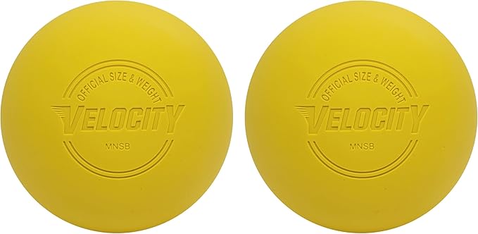 Velocity Lacrosse Balls - 1, 2, 3, 6, 12, 18, 24, 36, 60 and 120 Packs - for Practice, Official NFHS and College Approved Size