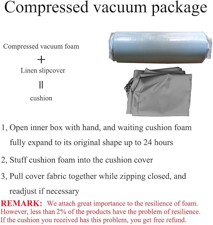 Bench Seat Memory Foam Chair Pads Non-Slip Rubber Back Indoor Swing/Settee Cushion 48 x 16 inch