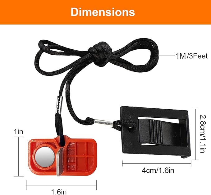 Treadmill Magnet Safety Key for Proform Image Weslo Reebok Epic Golds Gym Freemotion and Healthrider Treadmills