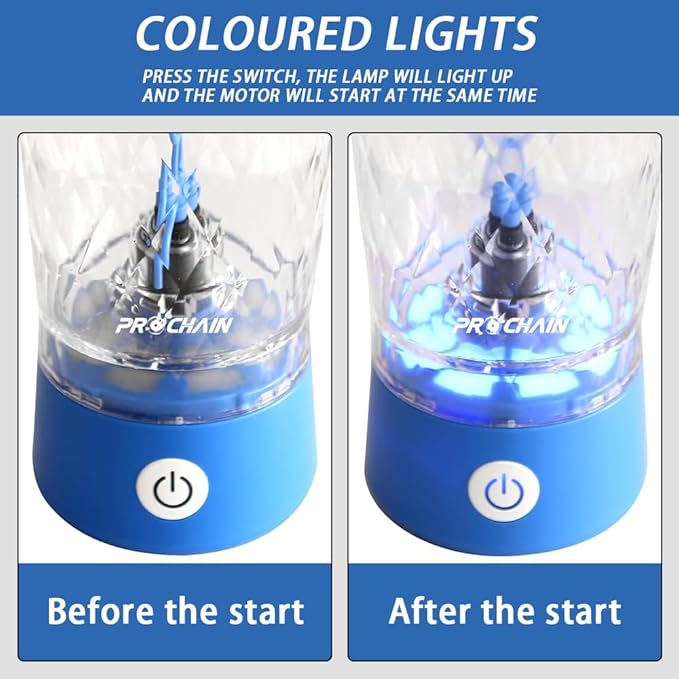 Electric Protein Shaker Bottle, USB Rechargeable Mixing Cup, Water Drink Mixer Portable Bottles for Gym Sport, BPA-Free Tritan, 22oz