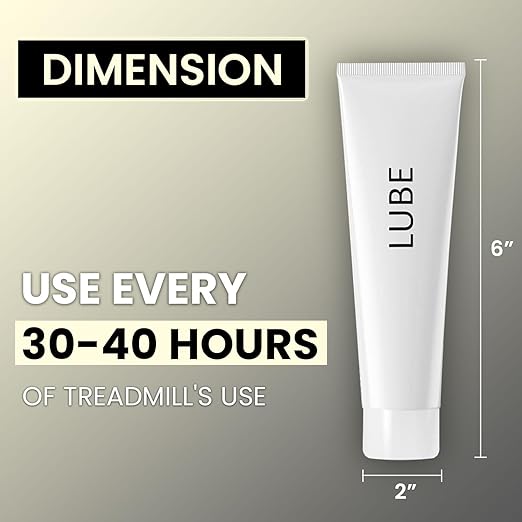 Spirit Sole Fitness Treadmill Tube of Tread Belt Deck Lube 100% Silicone Lubricant Oil Maintenance Lubricant p/n N020001