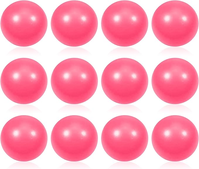 12 Pcs Pink Foam Stress Ball Squeeze Stress Relief Balls for Kids and Adults Hand Exercise Sensory Relief Toys for Anxiety ADHD Autism （Pink）