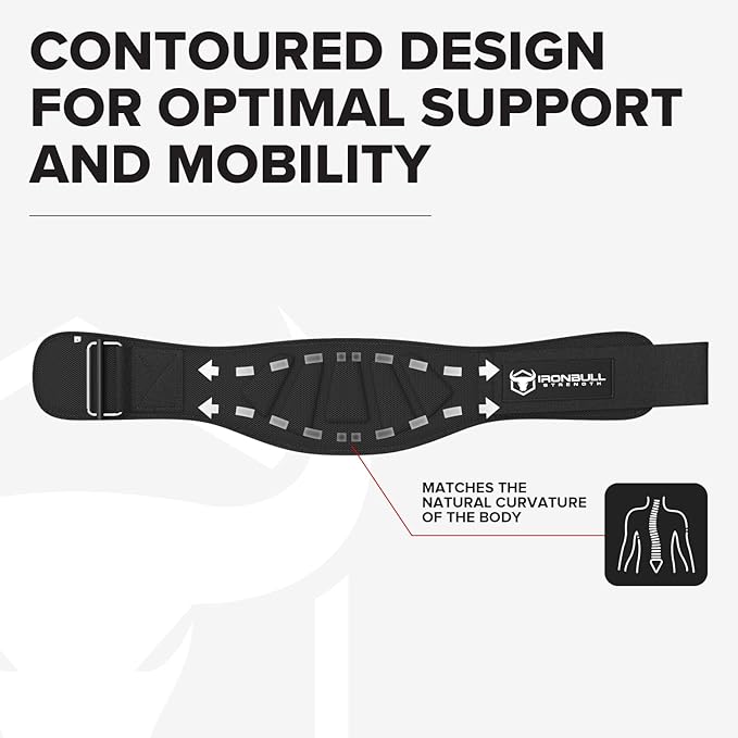 Weightlifting Belt For Men and Women - 6 Inch Auto-Lock Weight Lifting Back Support, Workout Back Support for Lifting, Fitness, Cross Training and Powerlifitng