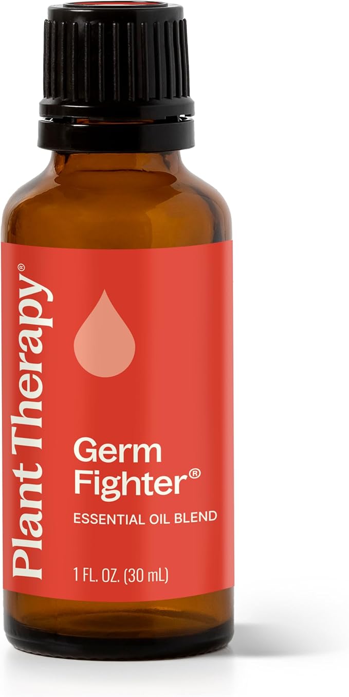 Plant Therapy Germ Fighter Essential Oil Blend 100% Pure, Undiluted, Natural Aromatherapy, Therapeutic Grade 30 mL (1 oz)