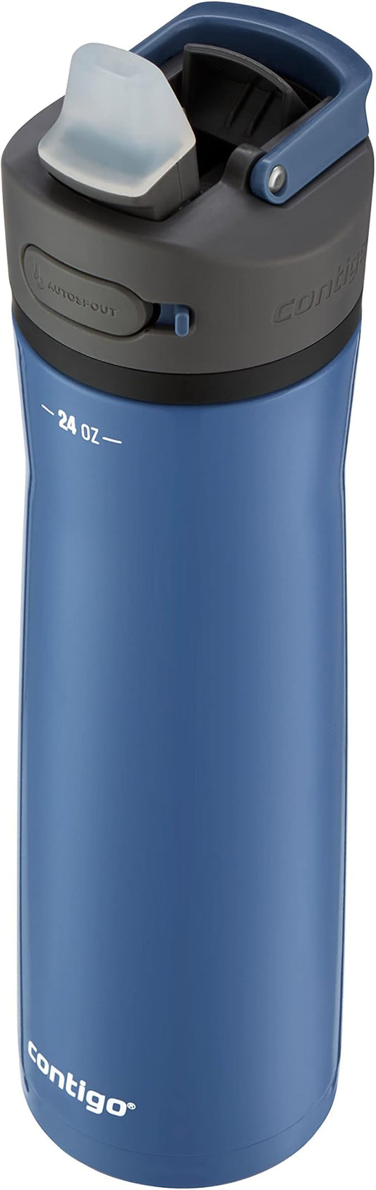 Contigo Ashland 2.0 Water Bottle with AUTOSPOUT Lid 24oz. Blue Corn