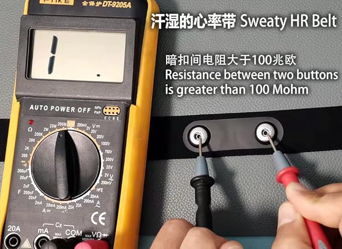 Heart Rate Monitor Pro Chest Strap Fits for Polar H10 H7 H1 Wahoo Tickr Garmin HRM Soft HR Sensor