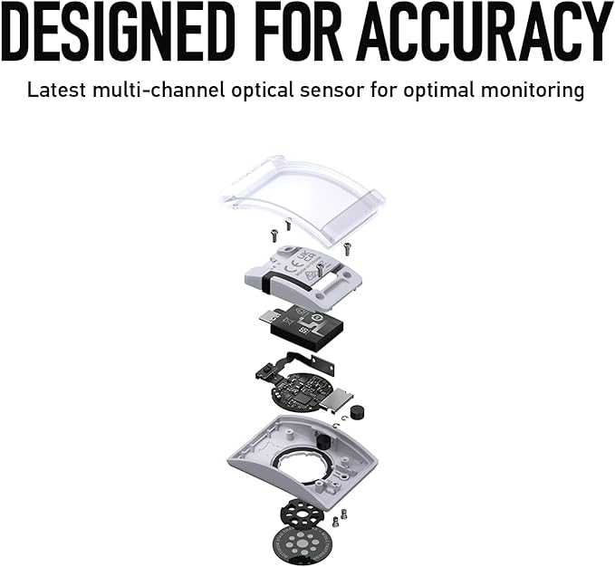 COROS Heart Rate Monitor, Comfort, Easy to wear, Auto-wear Detection, Advanced Sensor, Precise Data, Bluetooth, 38 Hours Battery Life, Connects up to 3 Devices at Once, for Run and Bike