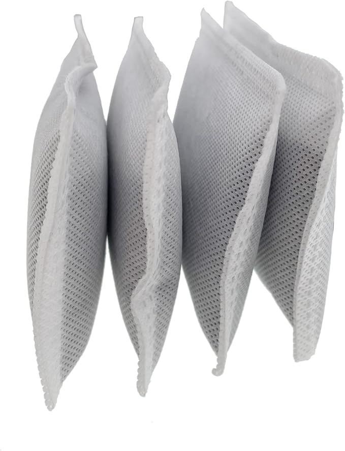 8 Pack Activated Charcoal Odor Absorbing Filter Refill Deodorizer Compatible with iTouchless Trash Cans 8 Gallon and Larger (Large)