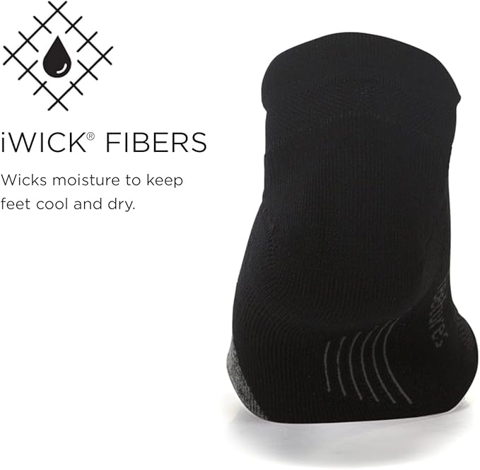 Feetures Elite Ultra Light Cushion Ankle Socks - Sport Sock with Targeted Compression