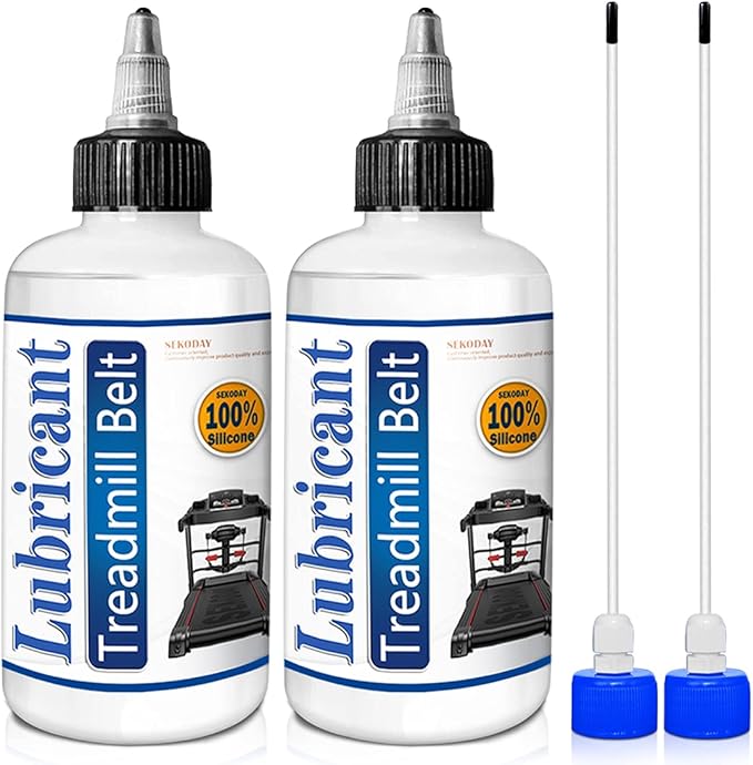 Silicone Treadmill Belt Lubricant/Lube Kit - 8.4 Oz/Performance with 2 Application Tubes and 2 Precision Tip Caps to Controlled Flow - No Odor & No Propellants - Easy to Apply…