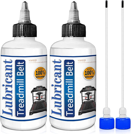 Silicone Treadmill Belt Lubricant/Lube Kit - 8.4 Oz/Performance with 2 Application Tubes and 2 Precision Tip Caps to Controlled Flow - No Odor & No Propellants - Easy to Apply…