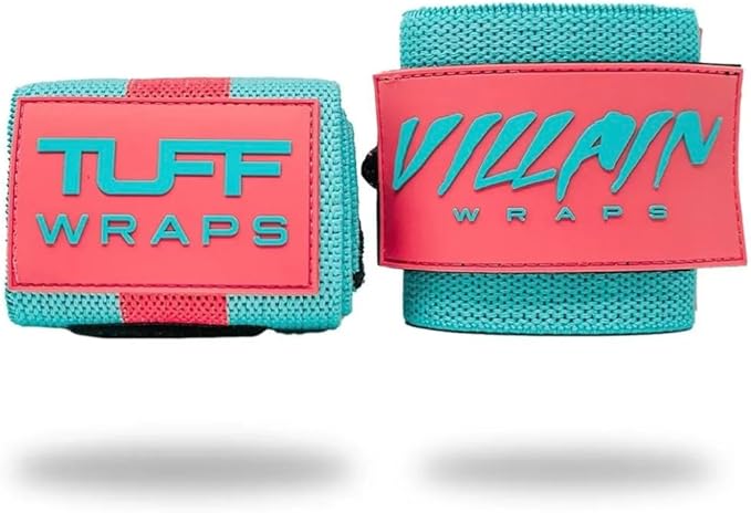 Villain Wrist Wraps for Weightlifting & Powerlifting – Adjustable Support Straps for Men and Women – Ideal for Strength Training, CrossFit, Bodybuilding – Durable Comfort to Eliminate Wrist Pain