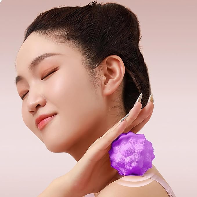 Massage Balls,Hand Massage Ball Body Acupressure Spiky Massage Balls,Foot Arch Trainer Plantar Fasciitis, Muscle Massager Ball Exercise