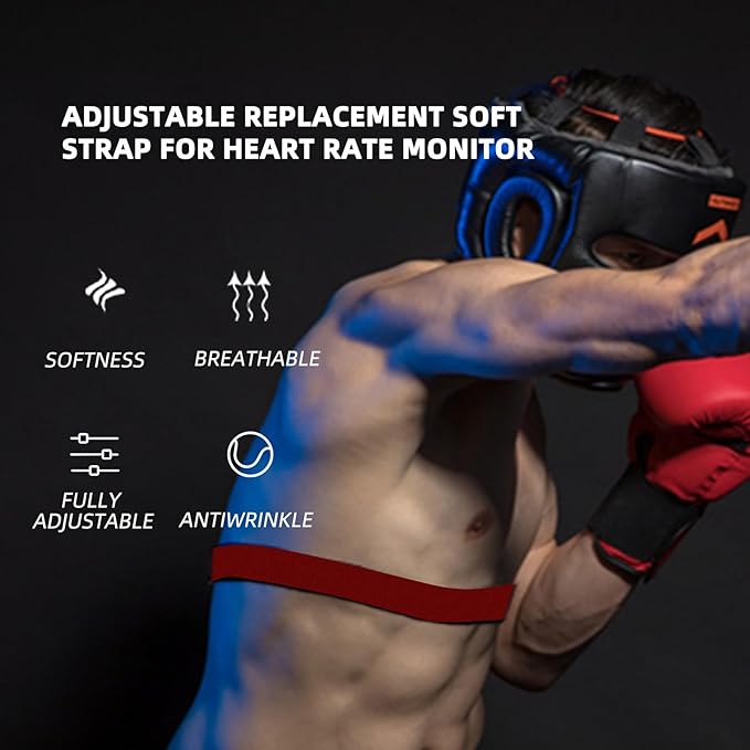 Polar H10 H9 H7 Chest Strap Replacement - Adjustable Soft HRM Compatible with Polar Heart Rate Sensor