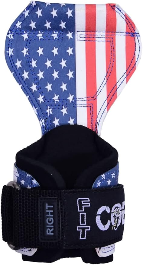 Cobra Grips PRO Weight Lifting Gloves Heavy Duty Straps Alternative Power Lifting Hooks for Deadlifts Adjustable Neoprene Padded Wrist Support Bodybuilding