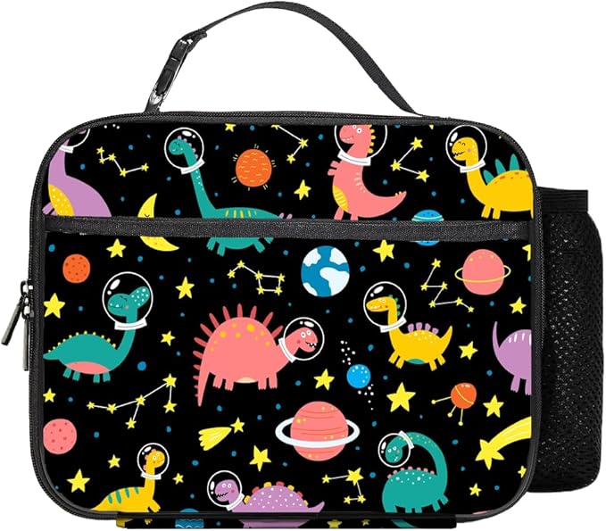 Dinosaur Lunch Bag Reusable Insulated Lunch Box Keep Food Cooler Thermal Lunch Tote for Women Men