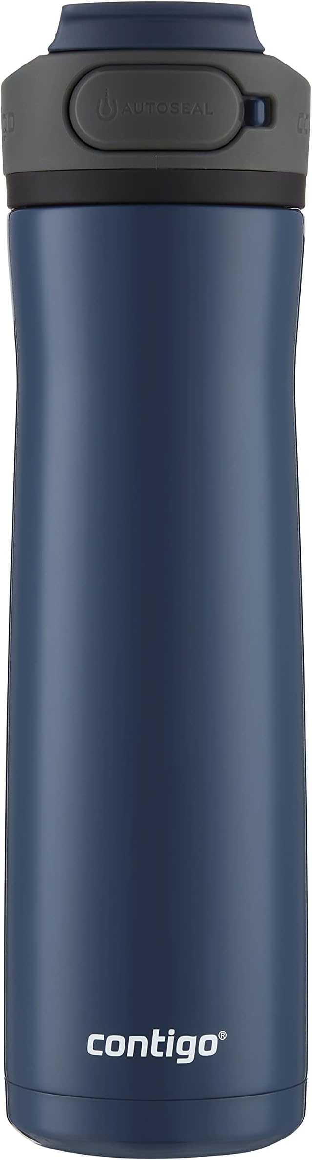 Contigo Cortland Chill 2.0 Blueberry Stainless Steel Water Bottle Vacuum-Insulated Spill-Proof Lid 24oz Ideal for Hot or Cold Drinks Interchangeable Lid Perfect for Kids & Adults