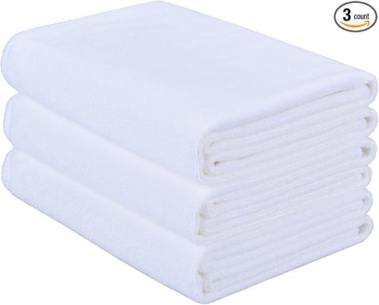 HOPESHINE Gyms Towels for Men & Women Microfiber Exercise Fitness Home Absorbent Sweat Yoga Towels Sports Towels Soft Fast Drying 16inch x32inch 3-Pack