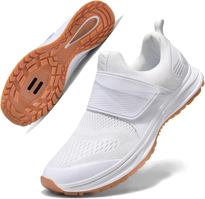 Women's Indoor Cycling Shoes Breathable High Performance Indoor Outdoor Bike Shoes - SPD Compatible Cycle Shoes