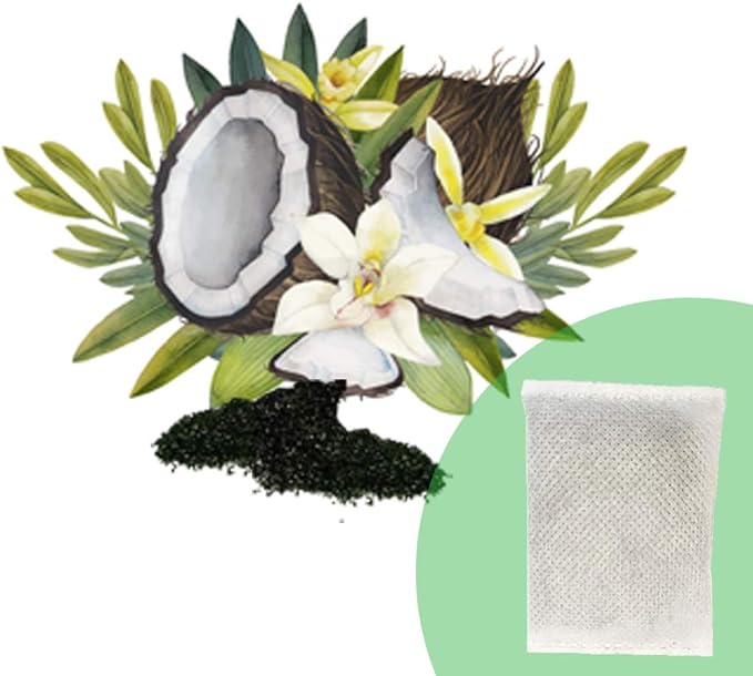 Green Piece® All-Natural Baby Diaper Pail Deodorizer - Pack of 36 - Activated Charcoal - Compatible with Diaper Pails, Shoe Closets - Made by Green Piece Mfg