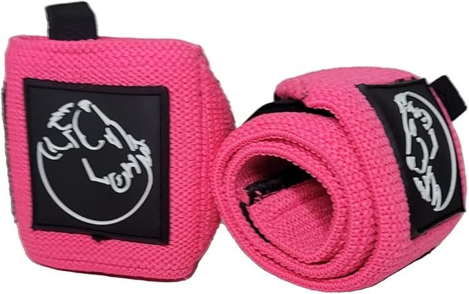 Premium Wrist Wraps for Weightlifting, BMG Premium 18” Wrist Wraps (pair) with Thumb Loop, Sturdy and Comfortable