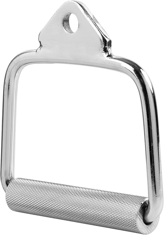 V-Shaped Bar Straight Rotating Bar Curl LAT Pull Down Bar D Handle Double D Row Handle LAT Pulldown Attachments Cable Machine Attachment for Home Gym