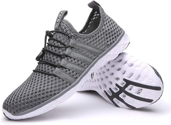 DLGJPA Men's Lightweight Quick Drying Aqua Water Shoes Athletic Sport Walking Shoes