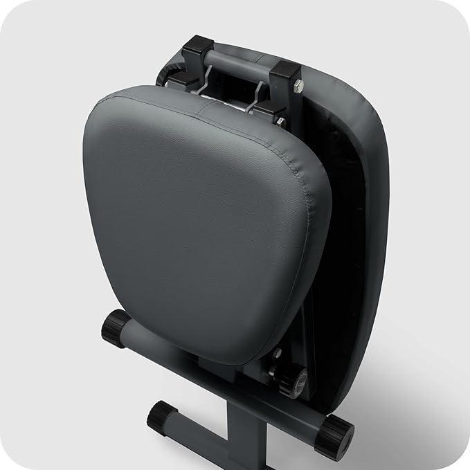 Fitness Bench, Adjustable, Collapsible, Comfortable, and Luxurious Home Gym Bench for Strength Training