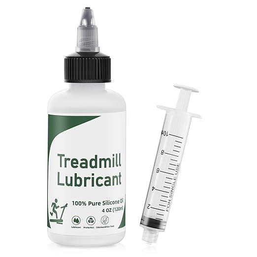 Silicone Treadmill Belt Lubricant/Lube 4 Ounces Stable and Long-Lasting Treadmill Oil Easy to Use with Injection Tool/Hard Application Tube and Precision Screw Caps for Most Treadmills
