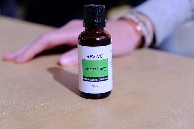 Stress Easy Essential Oil Blend 30mL by REVIVE Essential Oils - REVIVEEO - 100% Pure Therapeutic Grade, for Diffuser, Humidifier, Massage, Aromatherapy, Skin & Hair Care