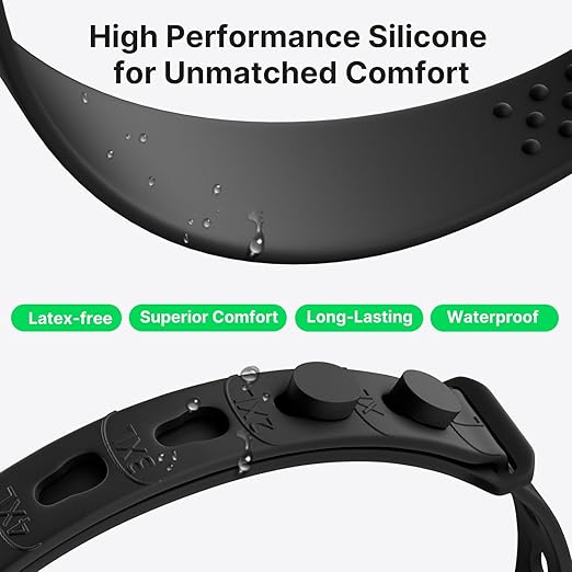 Fit Geno Knee Patellar Tendon Support Strap: 2 Pack Patella Band for Pain Relief Men Women - Adjustable Knee Brace for Basketball Osgood Schlatter Running Football Hiking 2 Pack(Black)