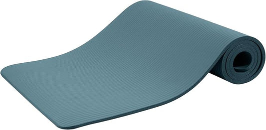 Quality Exercise Yoga Mat, 1/2-Inch Thick High-Density Foam for Full-body workout, Anti-Tear and non-slip Surface, Includes Carry Strap for Home & Studio Workouts,Multiple Options