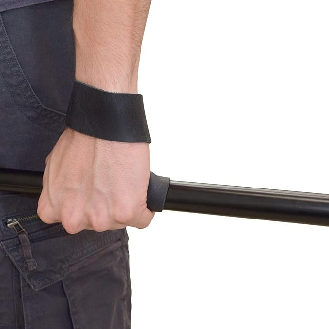 Hide & Drink, Set of 2 Lifting Wrist Straps, Bodybuilding, Sports, Gym, Fitness, Accessories, Strenght Training, Full Grain Leather, Handmade