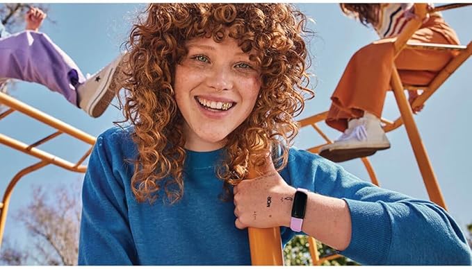 Fitbit Inspire 3 Health &-Fitness-Tracker with Stress Management, Workout Intensity, Sleep Tracking, 24/7 Heart Rate and more, Lilac Bliss/Black, One Size (S & L Bands Included)