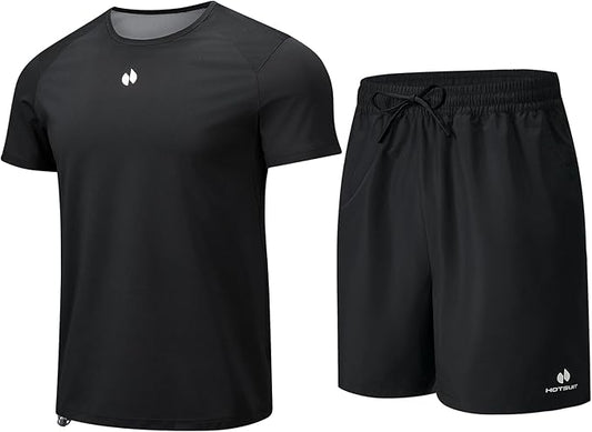 HOTSUIT Sauna Shirt for Men Workout Sweat Suit Heat Trapping Tops Fat burning Compression Shirts for Gym Exercise Boxing