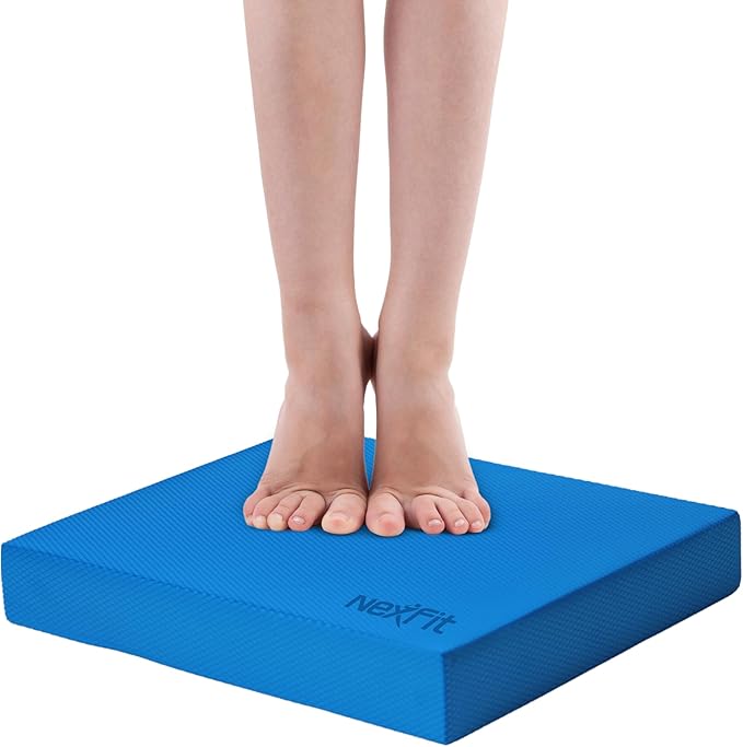 High-Density Balance Pad - Durable TPE Foam Balance Pad Physical Therapy, Foam Exercise Pad with Non-Slip Surface, Lightweight for Home & Gym Workouts, Core Strength & Balance Enhancement