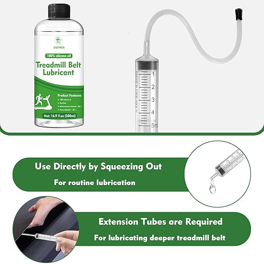 500ml Treadmill Lubricant for Belt, 100% Silicone Treadmill Oil, High Temperature Resistant Stable Treadmill Belt Lubricant, Treadmill Lube Suitable for Most Types of Treadmills