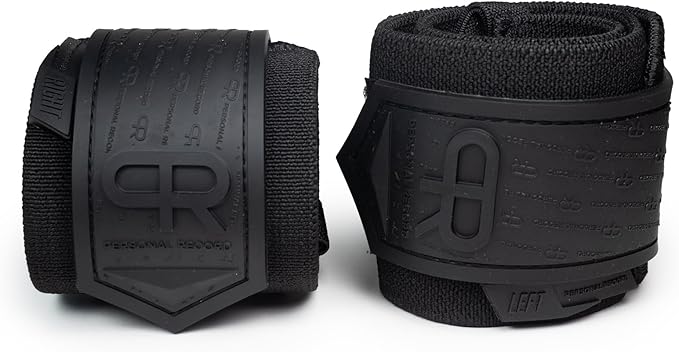 Heavy Duty Premium Wrist Wraps, More Elasticity, Reinforced Stitching, Extra Wide Strap, Strong Thumb Loop, Larry Wheels Weightlifting Wraps