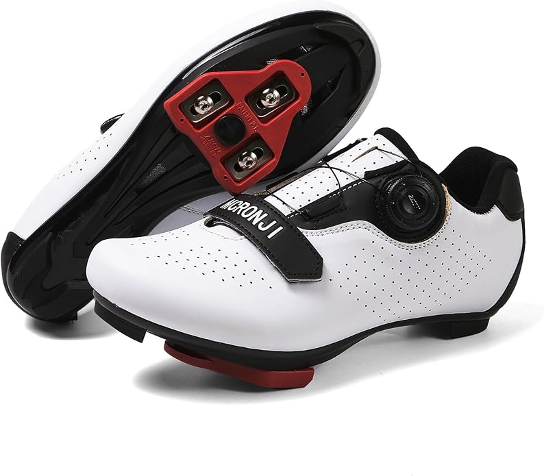 Cycling Shoes, Unisex Delta Cleats Compatible, Indoor Peloton and Outdoor Road Bike Shoes for Men and Women