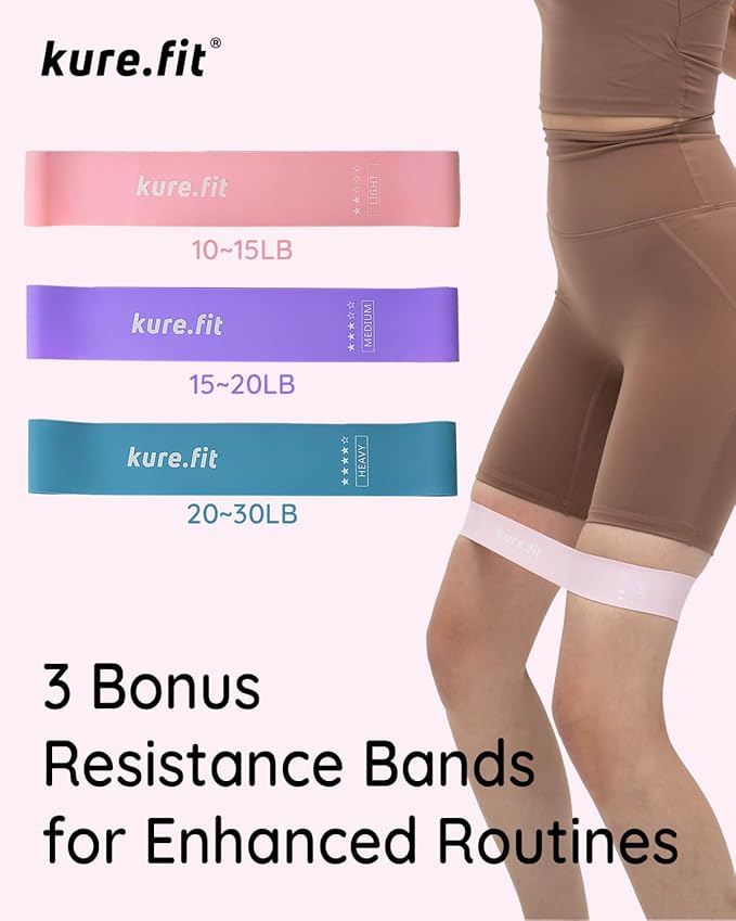Hand Weight Bars for Women (2.2 LB) | Resistance Booty Bands | Pilates, Yoga, Dance, Aerobics, Running, Cardio, Gym, Strength Training | Non-Slip | Portable Dumbbells | Women & Men