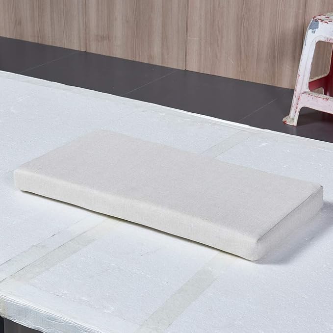 Bench Seat Memory Foam Chair Pads Non-Slip Rubber Back Indoor Swing/Settee Cushion 32 x 12 inch