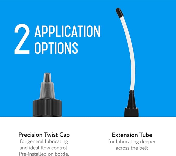 Silicone Treadmill Belt Lubricant/Lube - Easy to Apply Lubrication - Made in The USA - Treadmill Lubricant for Belt - 2 Pack