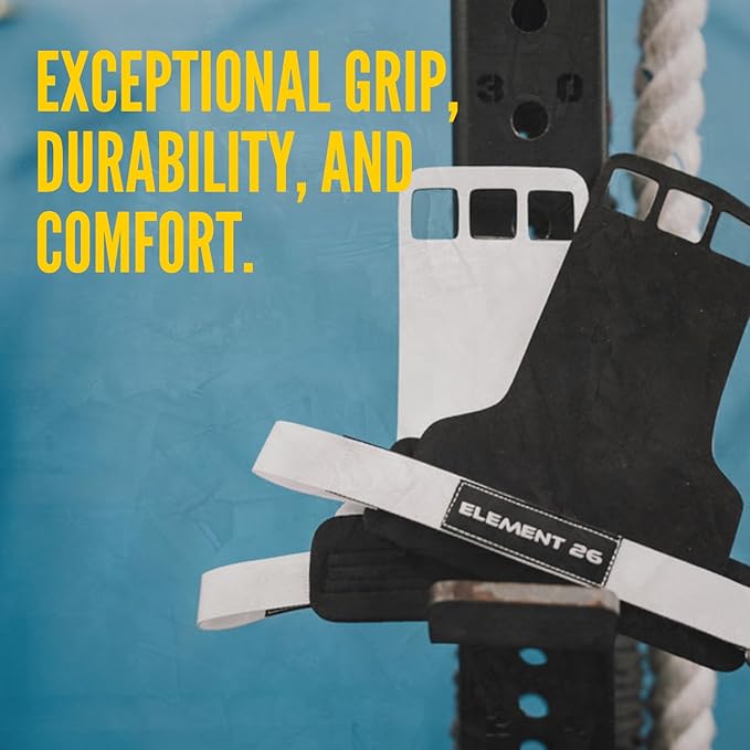 Element 26 IsoGrip Hand Grips for Cross Training, Gymnastics, and Weight Lifting - Gymnastics Grips for Men and Women - Hand Protection for Muscle ups and Pull ups
