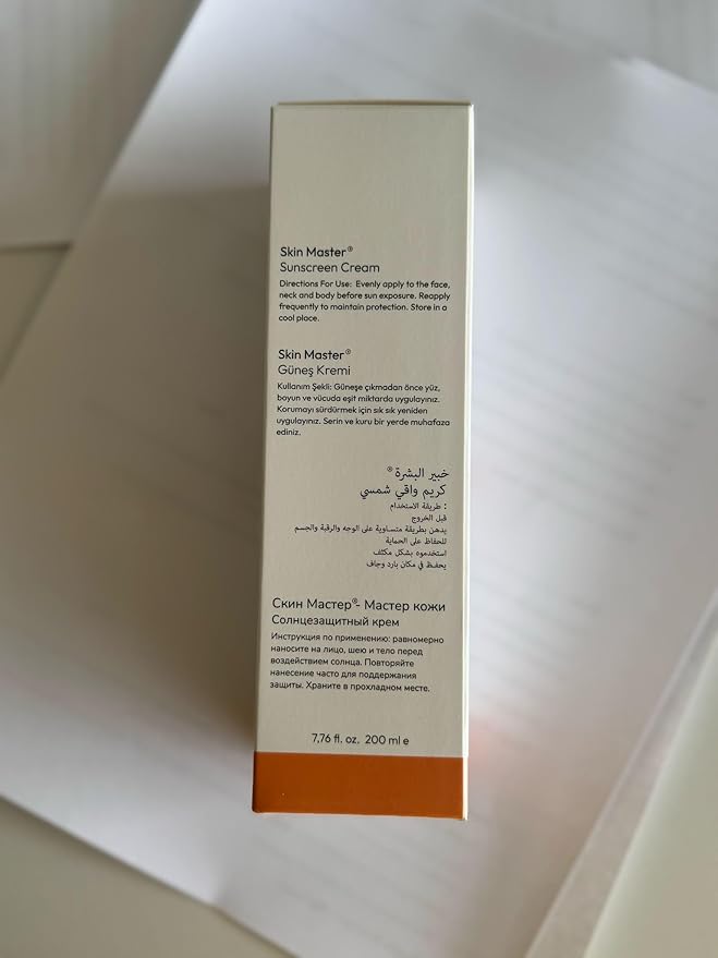 Face Sunscreen SPF 50 – Daily Lightweight Sun Cream for Healthy-Looking Skin – 200ml