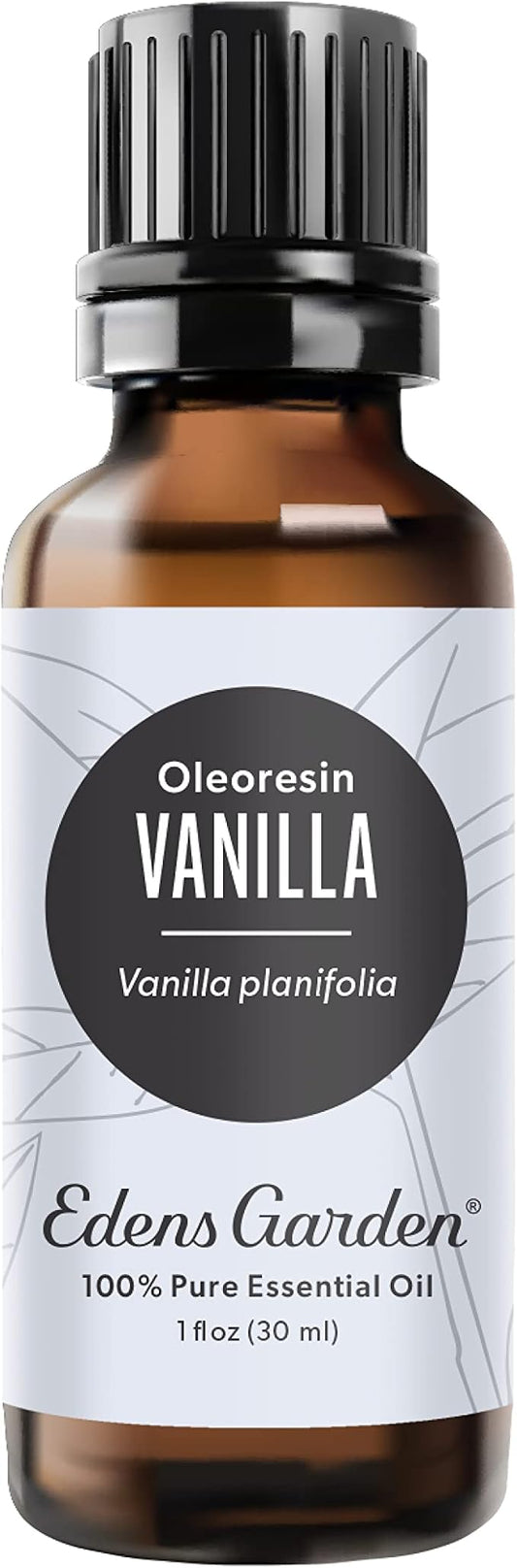 Edens Garden Vanilla- Oleoresin Essential Oil- 100% Pure Premium Grade, Undiluted, Natural, Therapeutic, Aromatherapy, The Best for Diffuser, Candle, Humidifiers, Kid Safe 30 ml (1 fl oz)