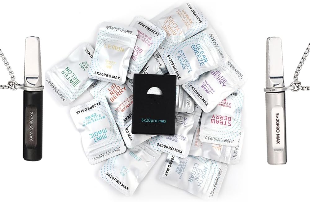 Breathe Free Necklace for Anxiety & Stress Relief, Classic Breathing Tool for Meditation, Mindfulness, and Relaxation – Portable Calm Necklace for Adults, Wellness Gift