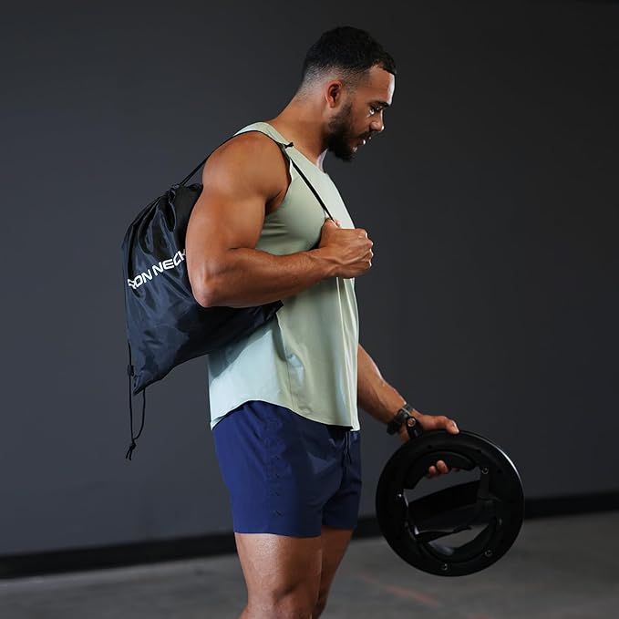 Iron Neck Resistance Band, Durable Exercise Band with Steel Carabiners for Neck Training, Strength Workouts, Stretching, and Rehab