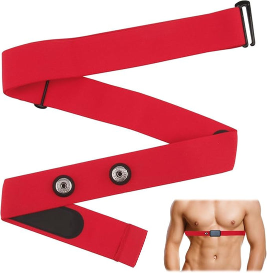 Heart Rate Monitor Chest Band for Polar H10 H9 H7, Adjustable Waterproof Replacement Chest Strap Compatible with Polar Garmin