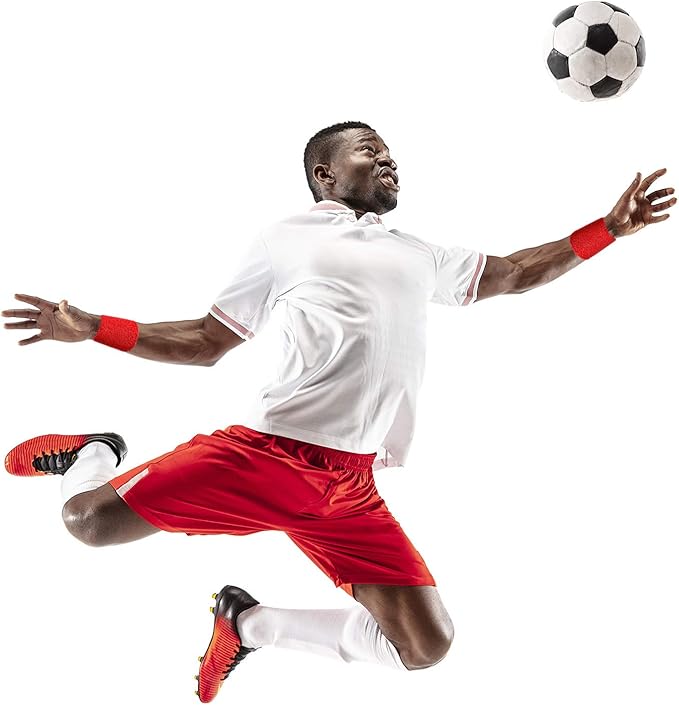 12 Pack Sweatbands Sports Wristband Cotton Sweat Band for Men and Women, Good for Tennis, Basketball, Running, Gym, Working Out